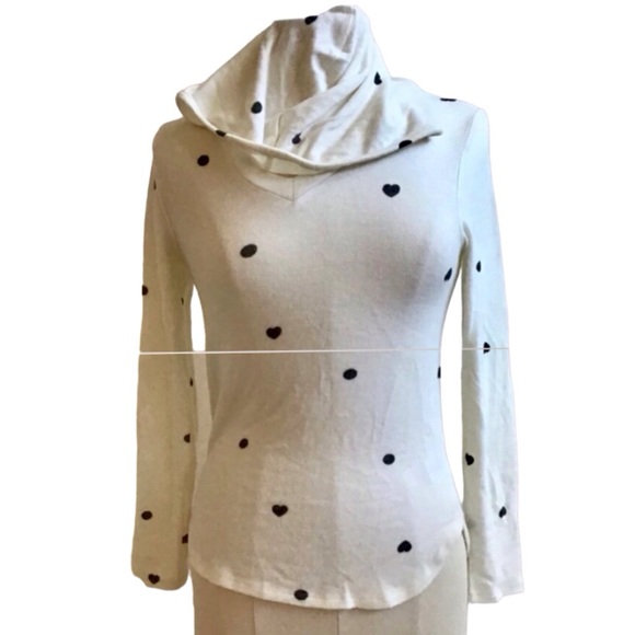 Bobeau Brushed Heart Hoodie (NWT) (Size: XS) - Picture 4 of 7